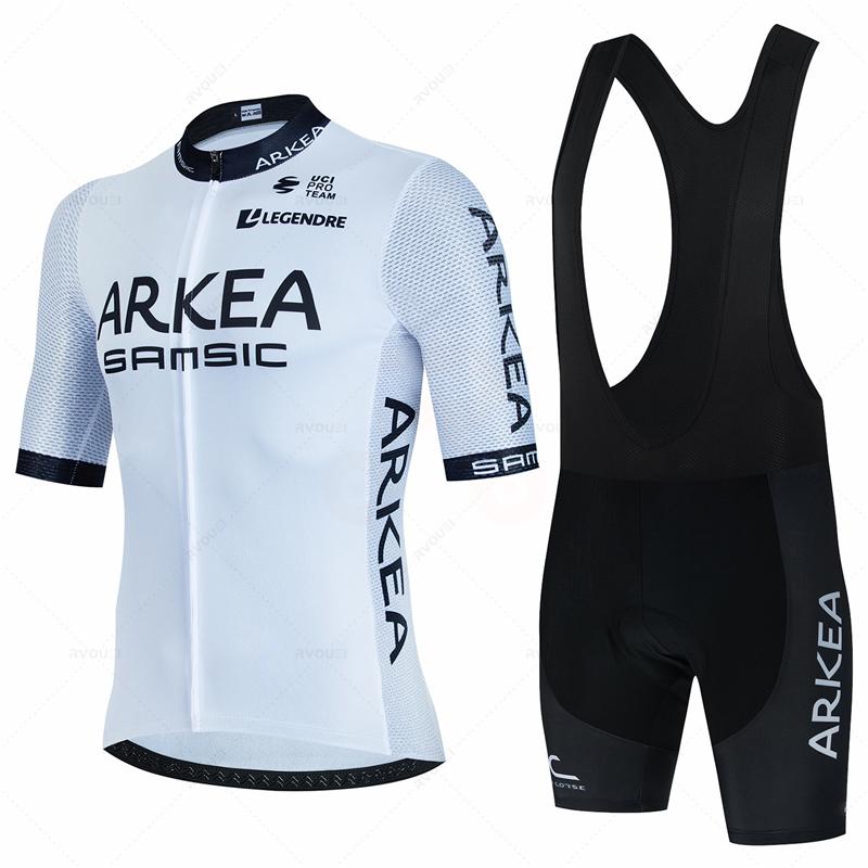 Дышащий летний велосипедный костюм Arkea-Pro Team для мужчин 2026 года, летняя велосипедная одежда, дышащая мужская одежда для МТБ, спортивный костюм