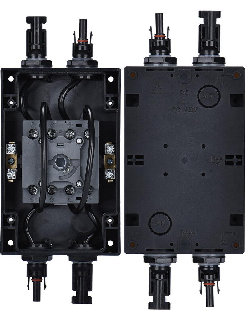 DC1200V PV разъединитель IP66 32A автоматический выключатель солнечный разъединитель коробка