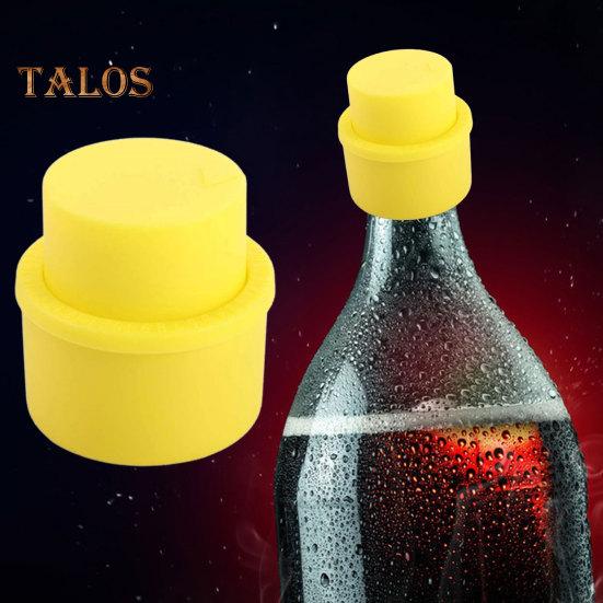 Drink Stopper Push Type Keep Soda Freshness Soft Practical Bottle Pump Dispenser Saver Lid Sealer Refrigerator Accessories
