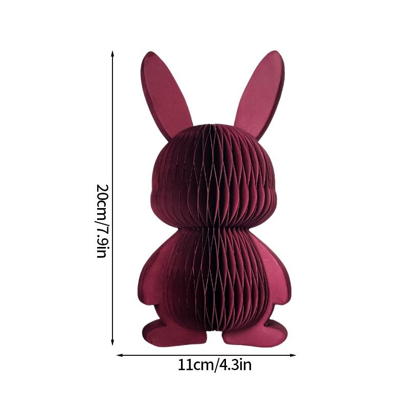 Бумажные Сотовые Кролики Пасхальный Кролик 3D Украшение Пасхальный День Вечеринка Украшения Милый Кролик Для Свадьбы Дня Рождения