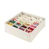 Foldable Underwear & Bra Organizer: 3-in-1 Drawer Box for Panties, Bras & Socks