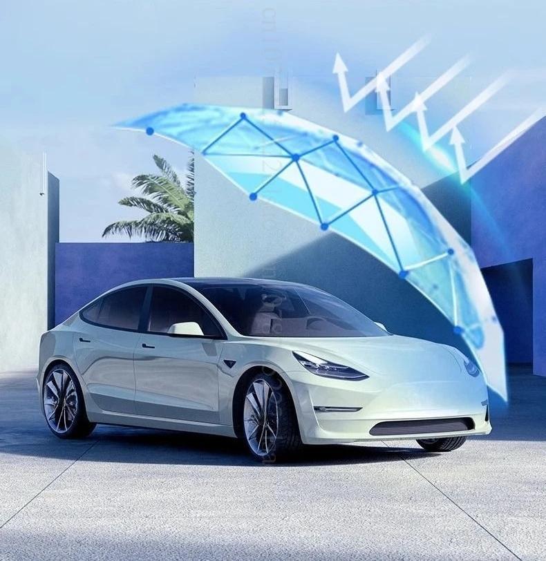 Для POLESTAR 4 2024 2025 Электростатическая adsorption Автомобильная крыша Солнцезащитный козырек Люк Шторка Защита от солнца Ветровое стекло Солнцезащитные козырьки Шторка люка