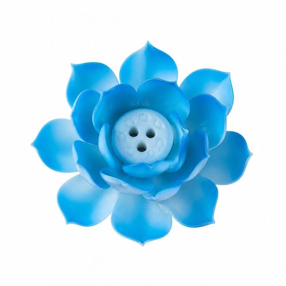 Ceramic Incense Burner Flower Design Lotus Aromatherapy Stand Incense Burning Tray Office Use