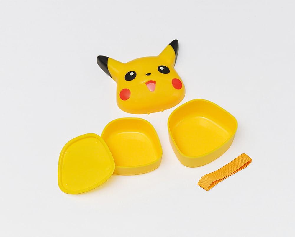Skater Lunch with Lunch Pikachu Die-Cut Box, 270ml, 2-Tier, Belt, Pokémon Design, LBD3-A