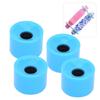 4PCS Set Skateboard High Elastic Colorful PU Wheel Accessory for Most SkateboardsBlue