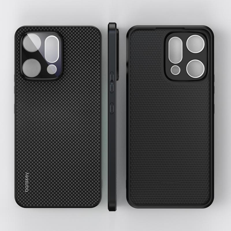 Матовый чехол с текстурой углеродного волокна для Reno 14 Pro Чехол для OPPO Reno 14F F Reno14 14pro Противоударный чехол-оболочка