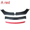 4 шт. Универсальный комплект для переднего бампера автомобиля, спойлер из АБС-материала, декоративная полоса из углеродного волокна, новые стильные аксессуары