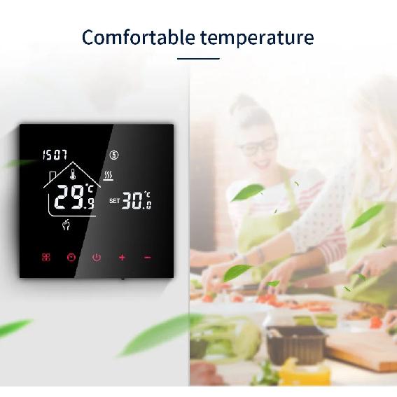 WiFi Smart Thermostat Temperature Controller Tuya Smart Life For Floor Heating Electric/Water Gas Boiler Works With Alexa Alice