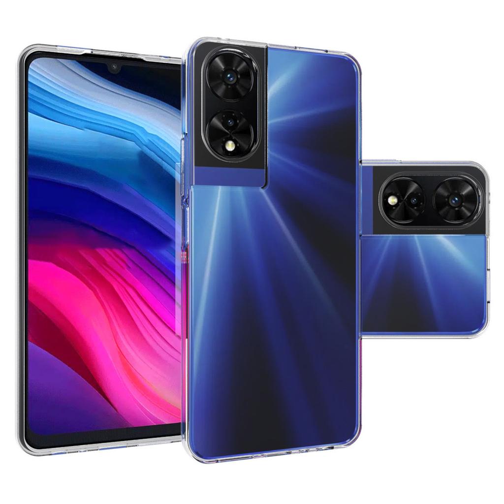 Для TCL 505 Чехол Прозрачный ТПУ Защитный чехол для телефона Ультратонкий чехол для телефона с большим отверстием для объектива