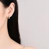 Серьги с муассанитом для девочек, модные изысканные серьги-гвоздики из стерлингового серебра, подарок на день рождения, ювелирные изделия с сертификатом GRA