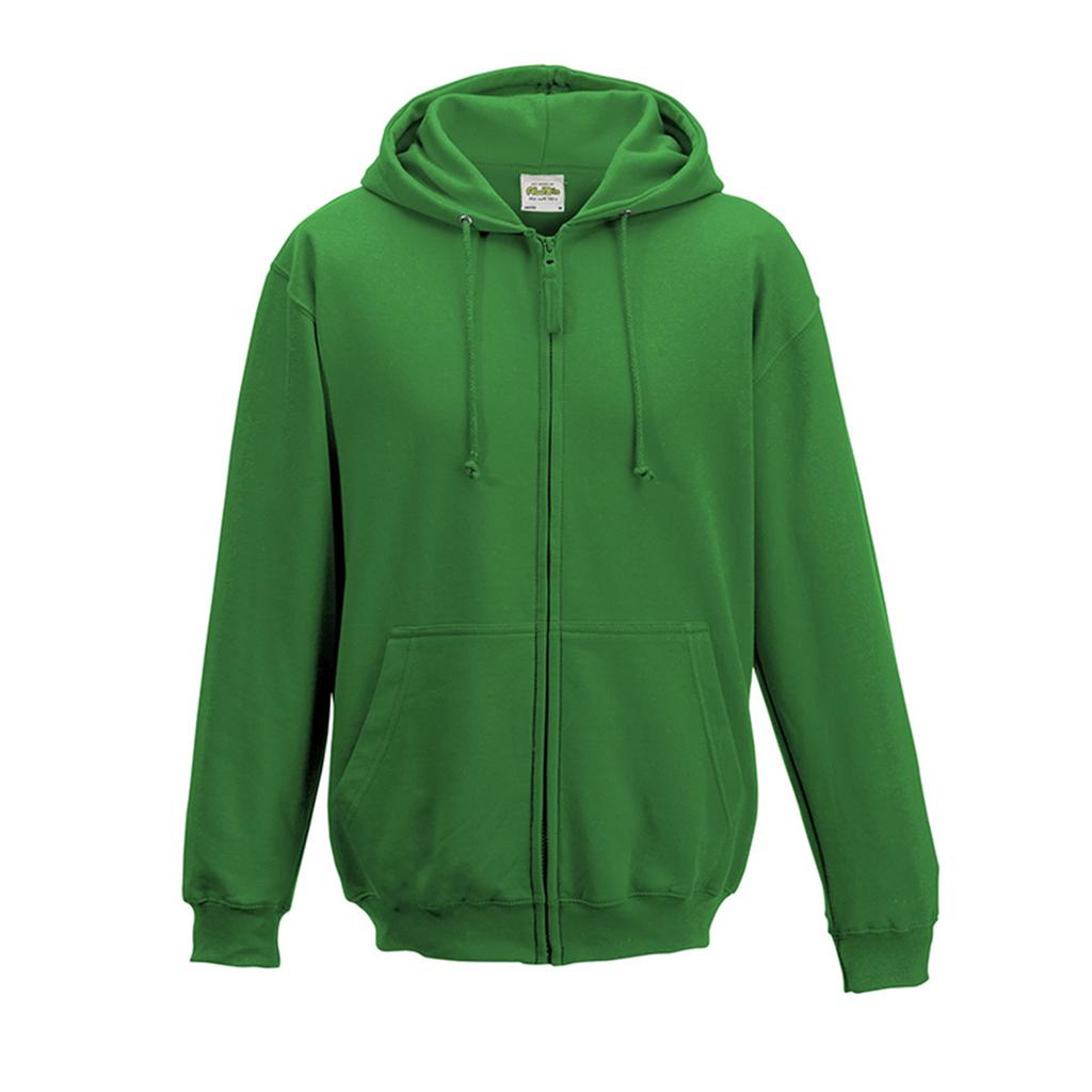 Awdis Plain Mens Hooded Full Zip Hoodie / Zoodie