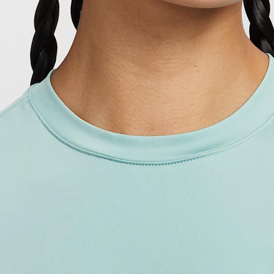 Nike Dri-Fit Удобная Модная Простая Однотонная Футболка с Коротким Рукавом Женские Топы HM9699017