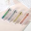 Manual Paper Stapler Rose Gold Book Binding Machines Transparent Stapler  Student