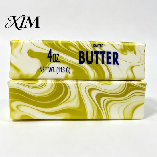 Butter Bar Sensory Toys Flow Pattern Stick Squeeze Toy, Slow Rebound Toy for Fidget Strip Desk Stress Relief, Soft Stretchy Office