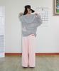 RONRON Betty Boop Lettering Sweat Jogger Pants Soft Pink