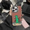 Cute cartoon K-Jurassic Phone Case For IPhone 16 17 15 14 12 13 Pro Max Black Color Shockproof Cover