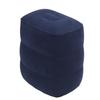 Inflatable Foot Rest Double Valve Blue PVC Flocking Washable Inflatable Travel Foot Rest Pillow for Men Women