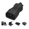 IEC320 C14 to C5 Power Conversion Plugs Adapter Blossom Shape C14 Male to C5 Female Power Expansion Adapter