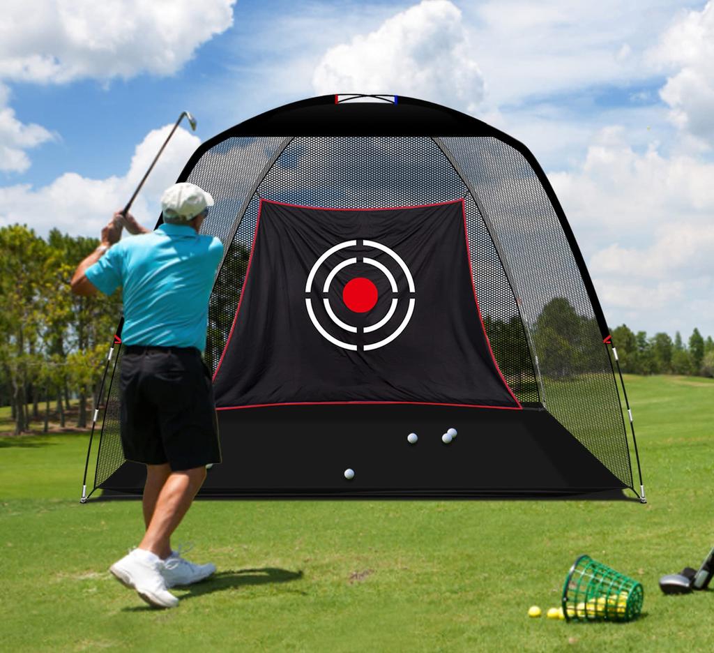 Сетка для гольфа Sharellon, тренировочная сетка для гольфа, тренировочная сетка для гольфа, сумка для переноски, в комплекте 3X2.1X1.8M