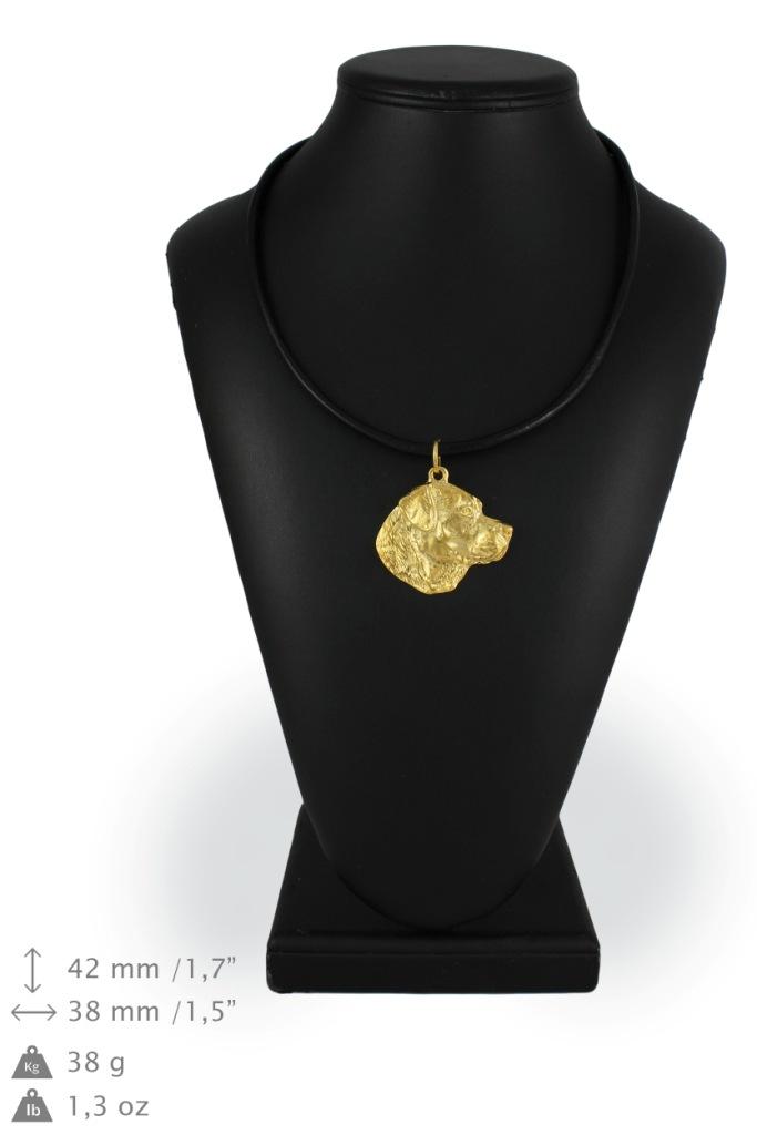 Labrador Retriever - Dog necklace in gift box, gold-plated pendant for dog fan, striking jewellery by Art-Dog