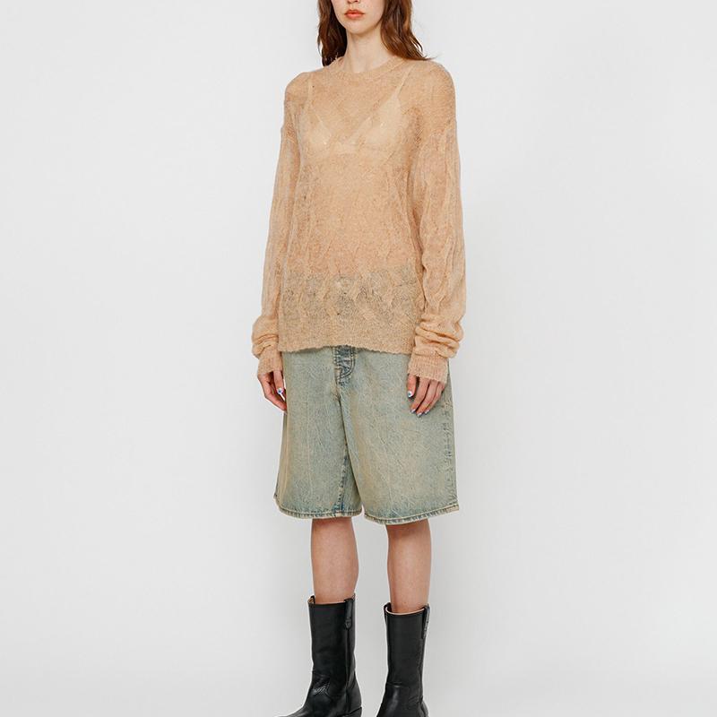 Stussy Свободный свитер с косами 117241