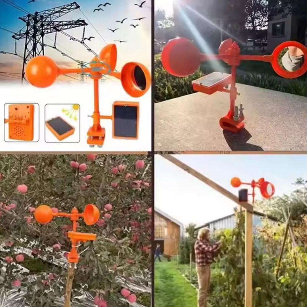 Waterproof Bird Repellent Device Reflective Flash Bird Deterrent Device Garden Protection