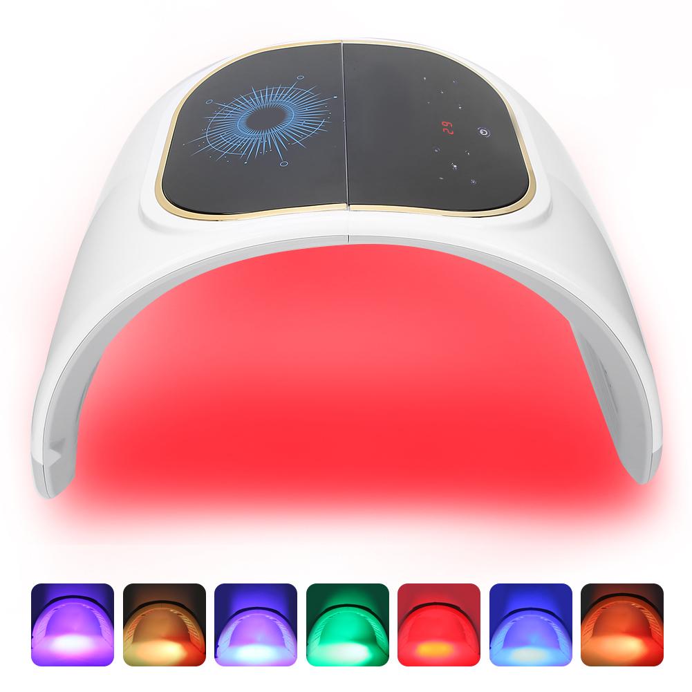 Аппарат для светодиодной светотерапии 7 цветов отбеливание кожи омоложение светодиодный свет лечение лица AU Plug