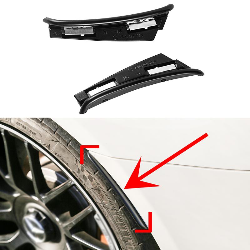 Черное заднее колесо автомобиля, удлинитель крыла, губа для бровей для Mercedes Benz S205 W205 C180 C200 C250 C300 C43 S213 W213 E200 E250 E300 E43 AMG
