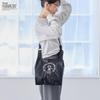 Сумка через плечо Rootote Snoopy с вышивкой, 2-в-1 IP Roo Shopper, Металлическая, Peanuts-0Q 8447 (02 Серебро)