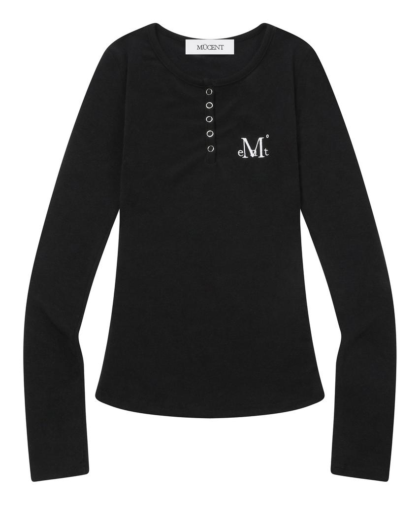 MUCENT Nello Snap Button Long Sleeve Tee (6 Colors)