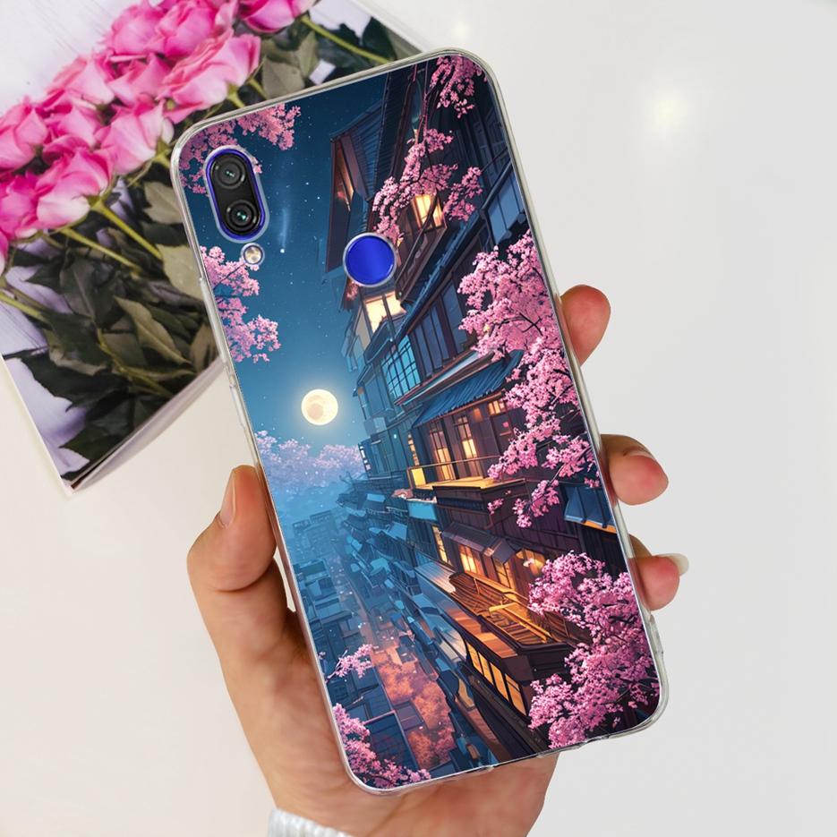 Чехол для Xiaomi Redmi Note 7 Pro Новый Модный Расписной Чехол Прозрачный Силиконовый Мягкий ТПУ Чехол для Телефона Для Redmi 7 Redmi7 Note7 Pro Корпус
