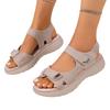 Summer New Large Size Platform Casual Sandals with Velcro Sandals Women