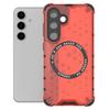 For Samsung Galaxy S25+ Magnetic Case Honeycomb Design TPU+PC Phone Cover