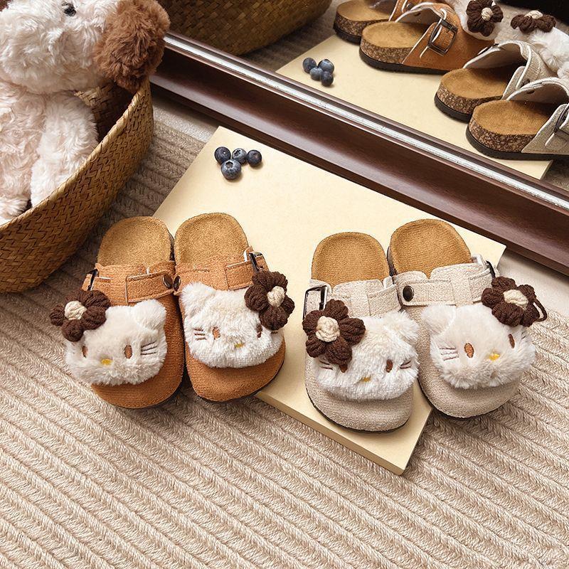 Детские сандалии Birkenstock для девочек - летняя модная обувь 2025 года с мягкой нескользящей подошвой.