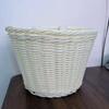 Hand Woven Bicycle Basket Large Capacity Strong Load Bearing Easy Installation Handlebar Bike Front Basket Replacement