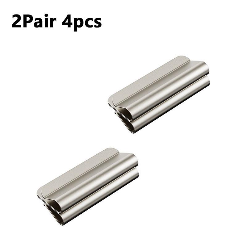 Magnetic Curtain Clips Drill-Free Strong Magnetic Curtain Clips Prevent Light Leaking for Living Room and Bedroom Curtains 5Pair
