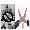 Stainless Steel Handle Anti-skid Jewelry Tool Pliers Handmade Make Sharp Nose Pliers For DIY Making Repair Accessories