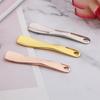 Body Makeup Tools Face Silver Makeup Mask Cream Spoon Curved Scoop Cosmetic Spatula Cosmetic Spoons