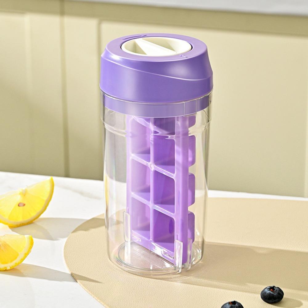 8 Grids Ice Making Cup Twist Release Ice Cube Box Creative Ice Storage Pot For Summer