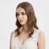 Long Tassel Woven Rhinestone Hair Sparkling Rhinestone Women Hat Shiny Beaded Hat  Gift For Ladies
