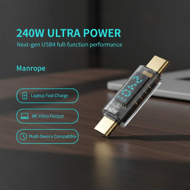 240 В USB-C Измеритель мощности Тестер Светодиодный Цифровой Дисплей Напряжение Ток Мощность Детектор Тип C Штекер на Розетку Для Телефона