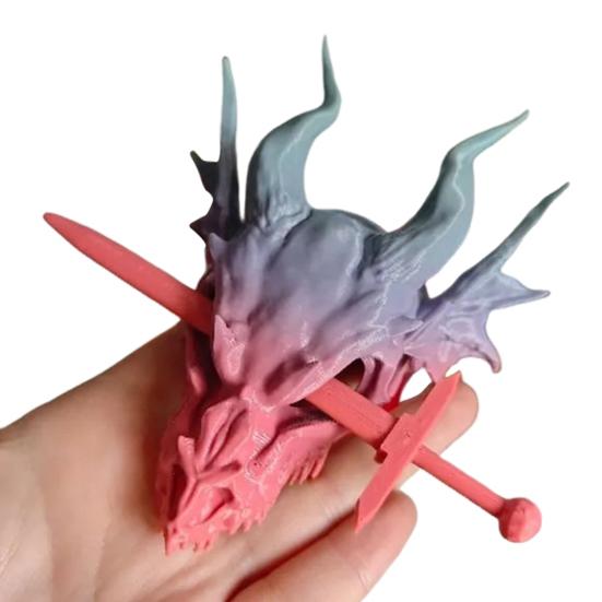 Women Hair Clip Handcrafted Dragon Fantasy Style Hair Clamp Back Head