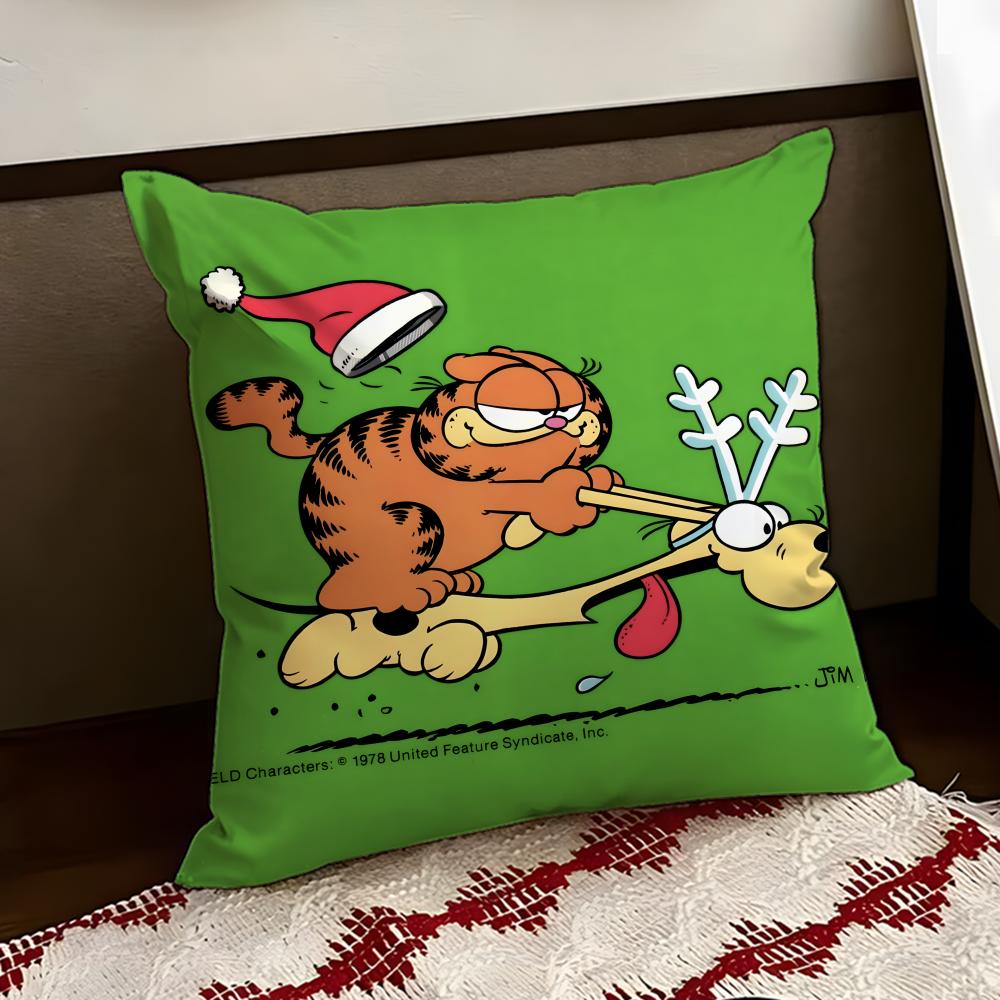 Garfield Cushion Cover Reversible Soft Durable Pillow Cover Home  Car MultiScene Use for Daily Comfort
