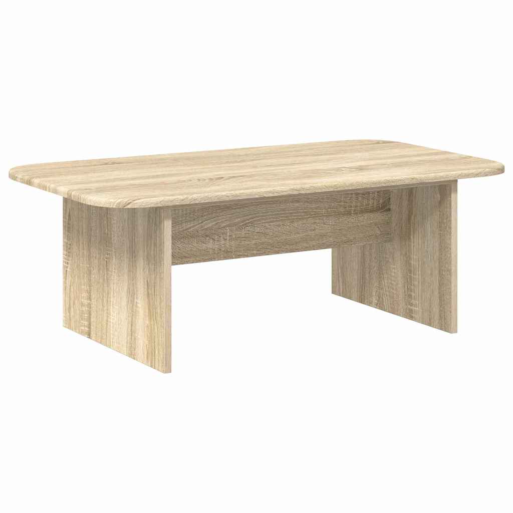 Coffee Table in Sonoma Oak Finish 93 x 53 x 33 cm Engineered Wood
