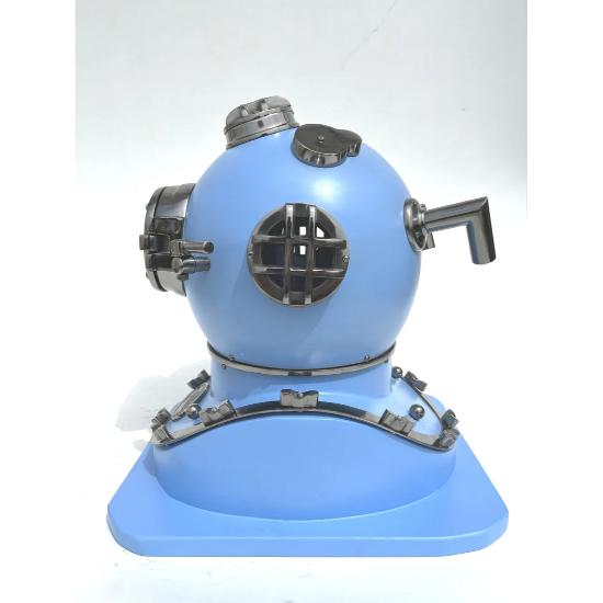 Scuba Anchor Scuba Diving Helmet Replica | Anchor Engineering Diving Helmet | Sky Blue Diving Helmet | Marine Scuba Diving Divers Helmet