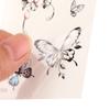1 Sheet Temporary Tattoo Stickers Waterproof 3D Butterfly Flowers Body Art