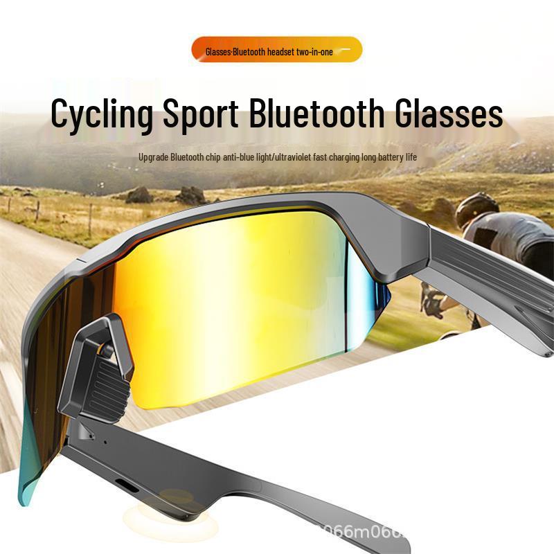 YJ006 Multifunctional Bluetooth Smart Glasses: Anti-Blue Light, Outdoor Cycling, Three-in-One