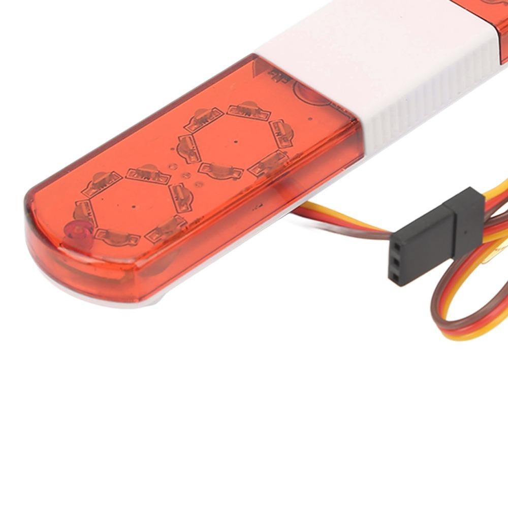 115mm Alarming Light Nine Flashing Modes Light Bar Lamp Alarming Flash Lamp RC Car Accessories