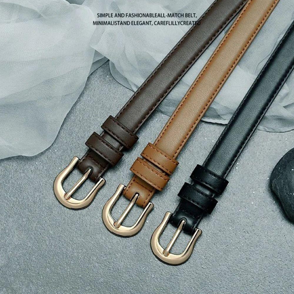 Модный пояс из искусственной кожи Универсальный трендовый пояс для талии Украшение для платьев Пояс для талии