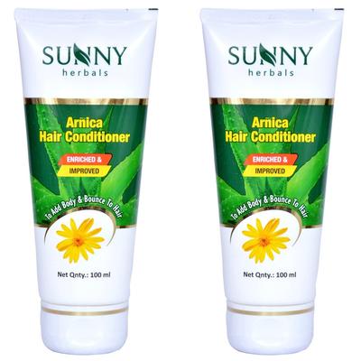 Sunny Herbals Кондиционер для волос с арникой 100 мл x Упаковка из 2 шт. | Укрепляет волосы и придает блеск без спутывания